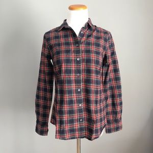 J. Crew tartan shirt, size: XS